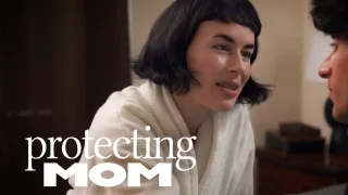 Olive Glass Protecting Mom